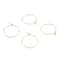 20mm Silver & Gold Hoop Earrings by Creatology™
